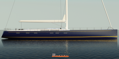 Image for article Yachting Developments release renderings of Hull 1012